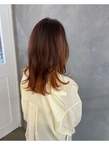 ボルジェ(Bolge)&nbsp;インナーカラー×ニュアンスウルフ