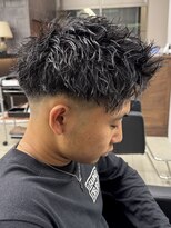 ノードオム 栄(NODE HOMME)&nbsp;シャドウパーマニュアンスパーマ波巻きスパイラルパーマ名古屋栄