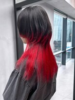 アルバム 渋谷パルコ(ALBUM)&nbsp;ロングウルフカットウルフレイヤー顔周りレイヤー_ba546032