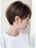 小顔見え大人ショート