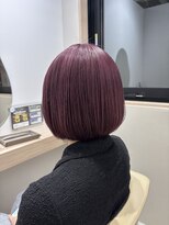 リブランド 銀座(REBRAND) 丸みショートボブ/ピンクラベンダーカラー
