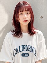 ラカトッカ(LAKA TOCCA) ワンブリーチで作るカシスローズカラー!