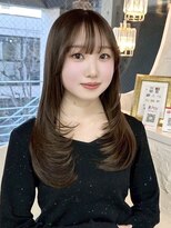 ジィルム 高崎西口店(XELM)&nbsp;韓国レイヤーカット/ブリーチ/グレージュ/ハッシュカット/群馬県