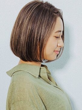 プラーチェ 古淵店(Plaatje) 【スタイリング簡単☆】シンプルボブ&ハイライト