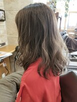 ルークス 中央林間(LOOOKS)&nbsp;ブリーチなしでスモーキーなグレージュアッシュ