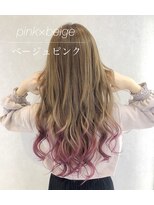 キール 吉祥寺(KIR)&nbsp;グリーンアッシュ、ホワイトブリーチ、ダブルカラー