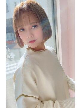 アイユー(ii+U) インスタ【chokihara】大人かわいい 小顔 ボブ 10代20代30代