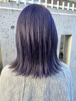 アッシュ 祐天寺店(Ash) パープルカラーのくびれ外ハネボブ
