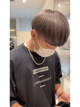 ラックスビー ユース 神戸三宮さんプラザ店(LUXBE YOUTH) シルバーグレージュ♪by水口史博