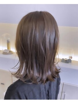 モアナ バイ ヘッドライト 武蔵小杉店(Moana by HEADLIGHT) Moana【武蔵小杉】#ピンクベージュ#外はねボブ#髪質改善