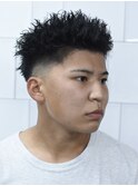 アップバングツイストショート