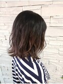 大人ゆるふわボブ