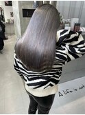 【梅田】ダブルカラーシルバーカラー髪質改善カラー艶髪カラー
