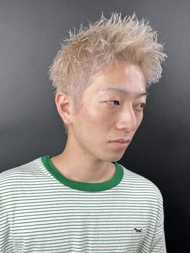 スキル(SKILL) スパイキーショート ホワイトベージュ