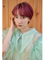 ブゾン(buZon)&nbsp;【buZonブゾン】ビビットピンクマッシュショート