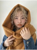ミディアムレイヤー/ミディアムパーマ/レイヤーカット