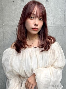 オーブ ヘアー ミア 大村店(AUBE HAIR mia) 20代・30代_秋冬おすすめ暖色ヘアカラー