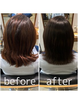 スピカ(SPICA) 【ケアカラーコース】お客様施術事例