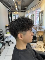 アイズ 海老名(AIZU)&nbsp;ツイストスパイラルパーマ　メンズパーマ　メンズカット　理容室