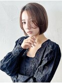 ショートミディアム美髪顔周りレイヤーおくれ毛_9765