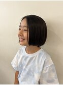 切りっぱなしボブ