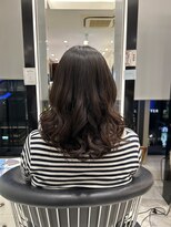 アピッシュ ギンザ(apish ginza)&nbsp;伸ばしかけパーマ/ミディアムパーマ/コテ巻き風/前髪パーマ