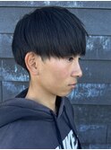メンズマッシュパーマニュアンスパーマナチュラルパーマ刈り上げ