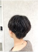 【Ash高幡不動×巖本】ハンサムショート×波巻きパーマ