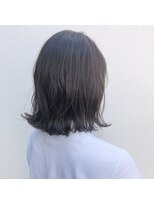 ニュイ 高槻 阪急茨木店(nui)&nbsp;黒髪ボブルフネビージュ小顔ワンレンスペインカール