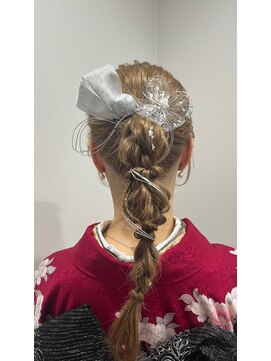 モクシー(MOXY) 甘辛MIX編みおろしヘア