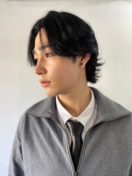 メンズカット バイ ソイクフ(メンズカット by SOY-KUFU) 20代30代40代◎ニュアンスパーマ韓国マッシュウルフ外ハネ