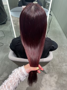 ジェム(GEM) 【hinana】透明感のあるワインレッド