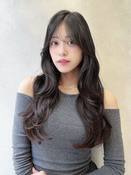 グロー 大宮(GLROW) □ 韓国大宮顔周りレイヤーカットハッシュカットワンホンヘア