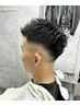 ★朝のお手入れ楽に★　メンズカット＋短髪専用パーマ ￥9900～