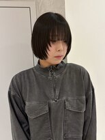 ヨーク(YOKE)&nbsp;【YOKE】ボブウルフレイヤーボブ暗めカラーグレージュ顔周り