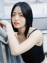 フレイムスヘアーアンドリラックス 西川口店 ブルーブラック×プチウルフ