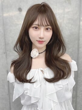 エヌアイ オモテサンドウ(ni omotesando) 明るめブラウン♪ くびれヘア 韓国ヘア