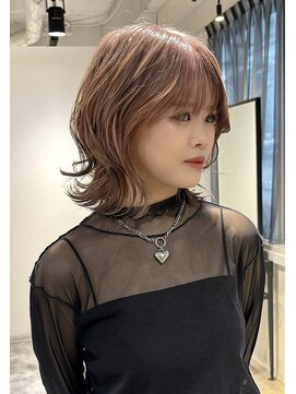 ジアン テラス(GIEN TERRASSE) ボブレイヤー/ローライトデザイン/コテ巻きアレンジ@重里