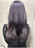 アプリコットオレンジくびれヘアハイライトカラー熊本