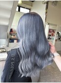 【ブリーチカラー ブルーシルバー】