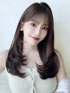 エインアンリー 明治神宮前(AIN.ANLY.) レイヤーカット透明感似合わせカットロングレイヤー前髪カット