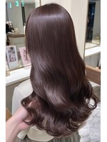 ノイエ 原宿 北参道(NoIE) ココアブラウンショコラボルドーカラーワインレッド髪質改善