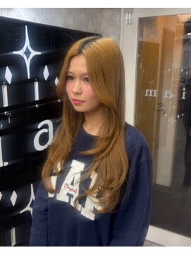 ティアム 渋谷店(Tiam shibuya) 伸ばしかけヘア/小顔ヘア/ブリーチなしカラー/髪質改善