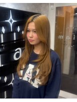 ティアム 渋谷店(Tiam shibuya) 伸ばしかけヘア/小顔ヘア/ブリーチなしカラー/髪質改善