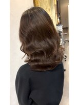 TMJ&nbsp;熊本/韓国ミディアム×コテ巻きパーマ×レイヤーカット