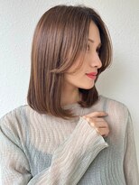 カバーヘア ブリス 志木南口駅前店(COVER HAIR bliss)&nbsp;内巻きボブ×ダークアッシュ/ワンカール/髪質改善/小顔ヘアp志木