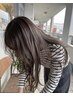 カット+カラー+超補修トリートメント(バイカルテ) ¥17100