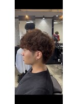 ボルド(MEN'S HAIR SALON BORDO)&nbsp;ブラウンベース波巻きシャドウ