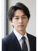 ヘアーサロン クスキ(hair salon KUSUKI) 長めのビジネススタイル 刈りあげないショートスタイル