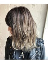 エイト 福岡天神店(EIGHT fukuoka)&nbsp;【EIGHT福岡】nabe_ネオバレイヤージュハイライトモカベージュ